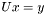 \[ Ux = y \]
