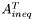 $A_{ineq}^{T}$